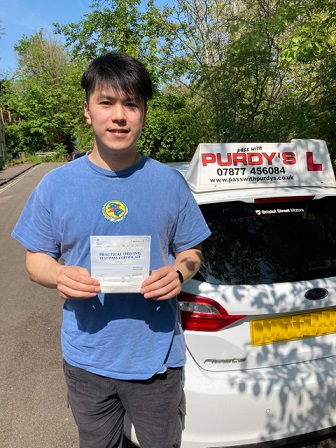 Andrew Passed Driving Test