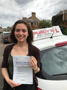 Suzy Passed Driving Test